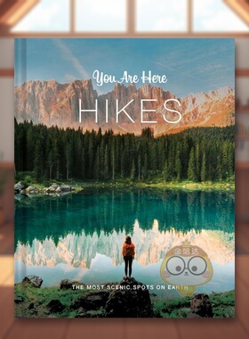 【现货】你在此地远足英文旅行You Are Here: Hikes进口原版书Blackwell 精装Chronicle Books书籍图书外版正版