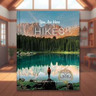 【现货】你在此地远足英文旅行You Are Here: Hikes进口原版书Blackwell 精装Chronicle Books书籍图书外版正版
