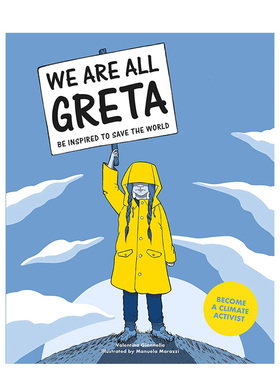 【现货】We Are All Greta 我们都是葛丽塔:受启发而去拯救世界 绿色生活 英文原版书籍进口