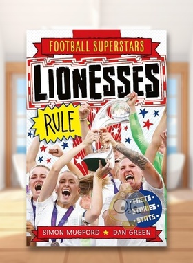 【现货】足球明星特辑英格兰母狮队【Football Superstars】Lionesses Rule英文儿童漫画平装Simon Mugford进口原版书Welbeck pub