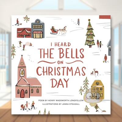 【预售】圣诞钟声我听：插画纪念册 I Heard the Bells on Christmas Day: An Illustrated Keepsake Book 原版英文儿童绘本进口书