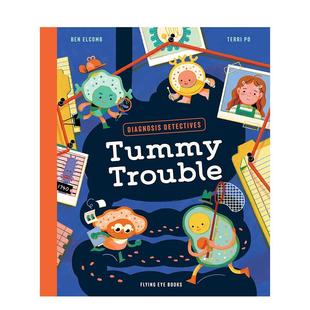 【预售】诊断侦探事务所：肚子大作战 Diagnosis Detectives : Tummy Trouble 原版英文儿童绘本 人体科普进口书籍图书外版正版