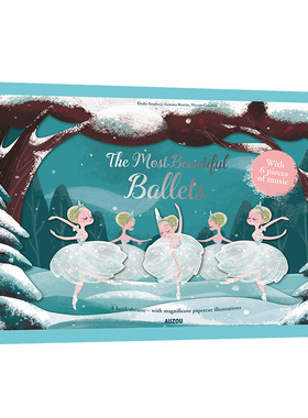 【预售】The Most Beautiful Ballets，【立体书】优美纸上芭蕾 英文原版书籍进口