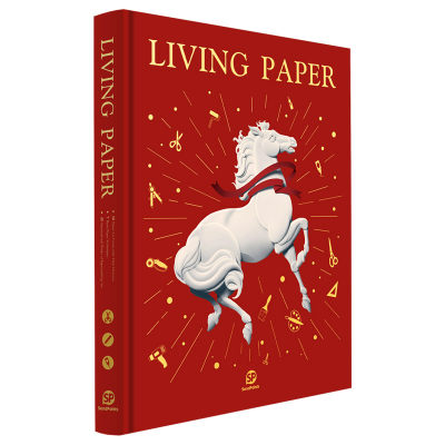 因纸而生 LIVING PAPER 纸艺发展史和基础技法 英文设计原版图书 sendpoints出版