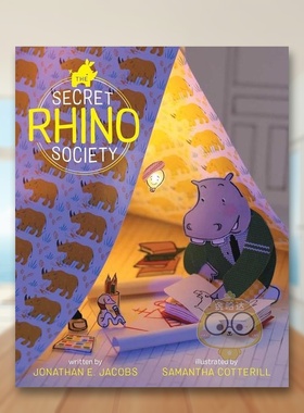 【预售】犀牛的秘密协会The Secret Rhino Society英文儿童绘本人际关系6-9岁Jonathan E. Jacobs Samantha Cotterill进口原版书S