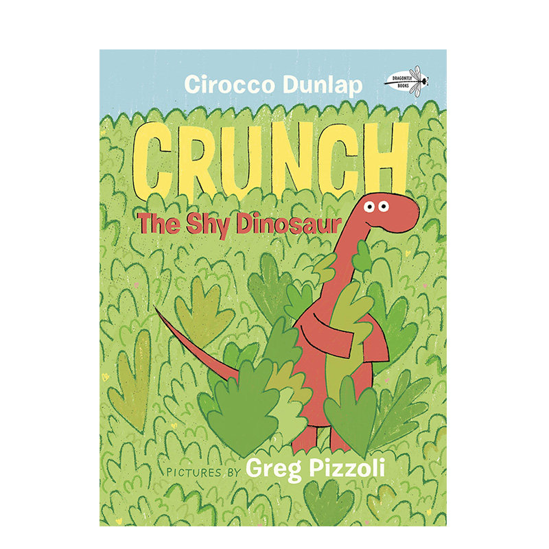 【现货】害羞的恐龙 Crunch, The Shy Dinosaur 英文原版儿童绘本 3-6岁