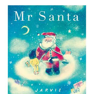 Santa 英文原版 9岁故事图画书进口英语启蒙读物书籍 圣诞老人先生 儿童节日绘本6 Jarvis 预售