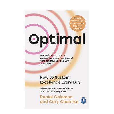 【预售】最佳状态：如何每天保持卓越状态 Optimal 情商之父丹尼尔戈尔曼 领导力 自我提升指南 原版英文心灵励志