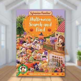 【预售】森贝尔家族：万圣节寻宝记 Sylvanian Families: Halloween Search and Find 原版英文儿童绘本进口书籍图书外版正版
