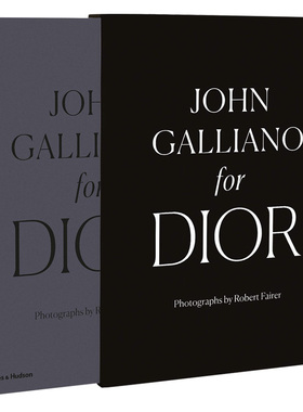 【现货】约翰·加利亚诺时期的迪奥 Hamish Bowles:John Galliano for Dior 英文原版时尚摄影作品集 精装艺术画册书籍时装设计