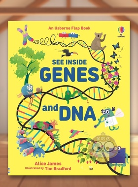 【预售】【翻翻书】基因及DNA英文儿童趣味进口原版外版书精装6岁-9岁【See Inside】Genes & DNALaura Cowan Usborne children’