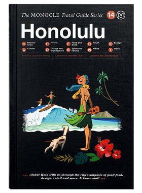 【现货】Monocle旅行指南系列14：美国夏威夷火奴鲁鲁 Honolulu 英文原版城市指南旅游旅行攻略书籍 Gestalten