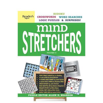 【现货】Reader’s Digest Mind Stretchers Puzzle Book Vol.3，文摘思维担架解谜书第3卷  Reader’s Digest 生活图书