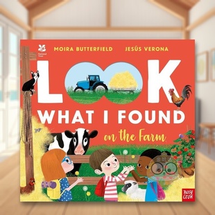 Trust Fou书 英国国民信托：看我在农场发现了什么英文儿童绘本动物生态环保进口原版 What Look 6周岁National 书3 外版 预售
