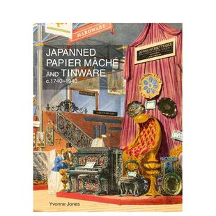 and 预售 Papier Tinware 英文艺术画册画集进口书籍图书外版 1940 原版 漆绘纸胎与锡器1740 正版 Japanned c.1740 Mache