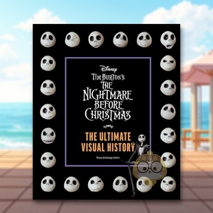 【预售】迪士尼蒂姆伯顿圣诞夜惊魂：视觉史 Disney Tim Burton's Nightmare Before Christmas 原版英文生活进口书籍图书外版正版