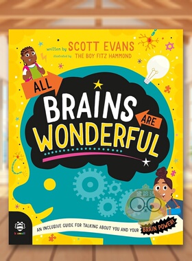 【现货】每个大脑都了不起：关于你和大脑能量的包容性指南！ All Brains Are Wonderful  原版英文儿童绘本