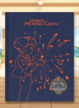 【现货】哈尔的移动城堡素描本（吉卜力工作室）英文插画原画设定集进口原版外版书14岁以上Howl's Moving Castle Sketchbook (S书