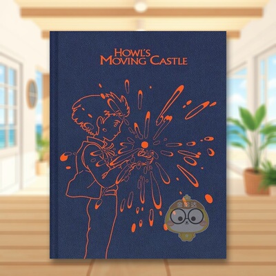 【现货】哈尔的移动城堡素描本（吉卜力工作室）英文插画原画设定集进口原版外版书14岁以上Howl's Moving Castle Sketchbook (S书