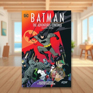蝙蝠侠冒险续篇卷3英文漫画简装 The 现货 Comics Paul Ala Three 进口原版 Continue Adventures 书Batman Dini Season