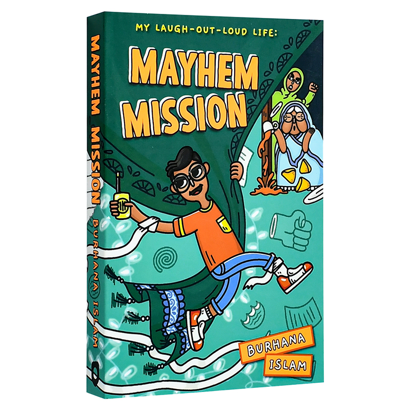 【现货】【My Laugh-Out-Loud Life】Mayhem Mission，【我的大笑人生】混乱的任务儿童章节书故事绘本英文原版图书籍进口正版