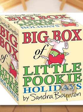 【现货】小布奇节日盒装Big Box of Little Pookie Holidays Boxed Set英文儿童故事3-6岁纸板书BOYNTON  SANDRA进口原版书Boynto