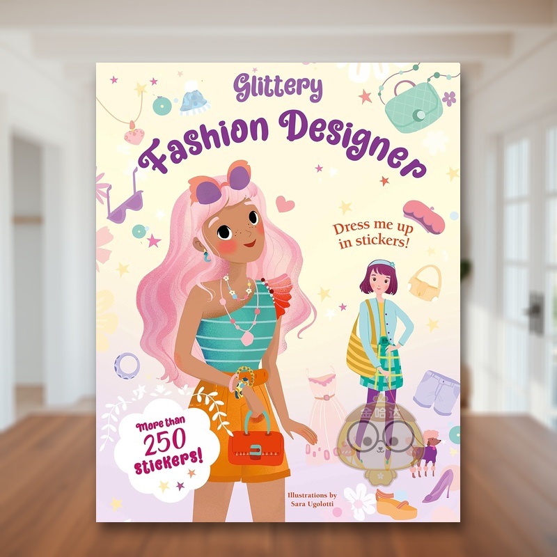 闪亮时装设计师贴纸书 Glit