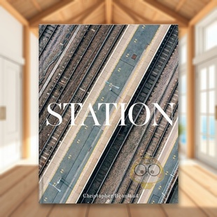 【现货】车站现代铁路建筑画册  野兽派粗野主义Station英文建筑设计建筑风格与材料构造Christopher Beanland精装Batsford进口原