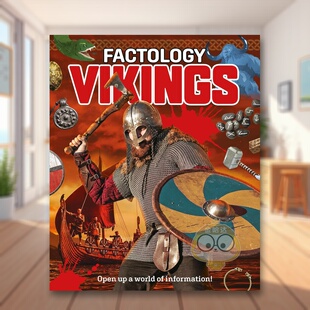 【预售】【事实学派】维京传奇 Factology: Vikings 原版英文儿童绘本 科普进口书籍图书外版正版
