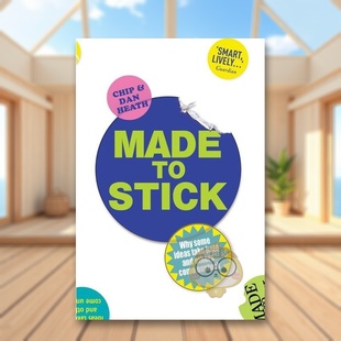 【预售】坚持不懈Made to Stick英文商业行销Heath平装Arrow Books进口原版书099505693书籍图书外版正版