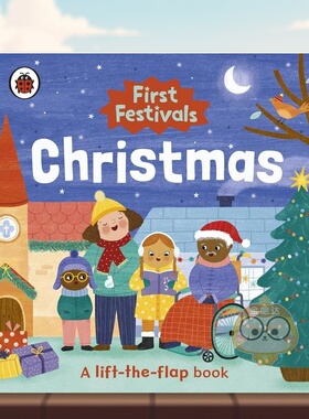 【预售】圣诞节英文儿童绘本节日庆典进口原版外版书纸板书3-6周岁【First Festivals】ChristmasLadybirdLadybird书籍图书正版