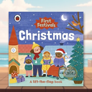 外版 书纸板书3 6周岁 Festivals 圣诞节英文儿童绘本节日庆典进口原版 First ChristmasLadybirdLadybird书籍图书正版 预售