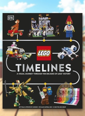 【现货】乐高视觉历史之旅LEGO Timelines英文儿童趣味6-9岁精装DK进口原版书DK Children241667859书籍图书外版正版