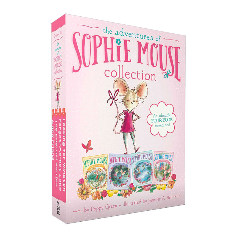 【预售】The Adventures of Sophie Mouse苏菲老鼠历险记4册套装 3-6岁原版进口图书书籍