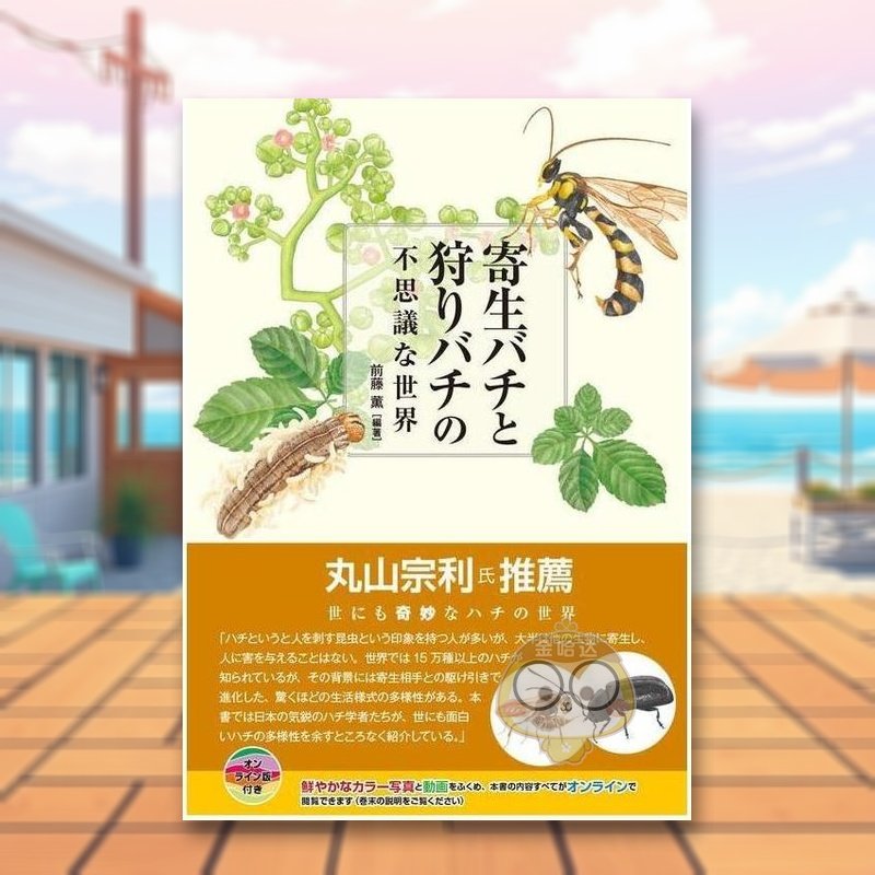 【预售】寄生蜂与狩猎蜂的奇异世界 日文艺术日版进口原版图书外版书籍寄生バチと狩りバチの不思議な世界