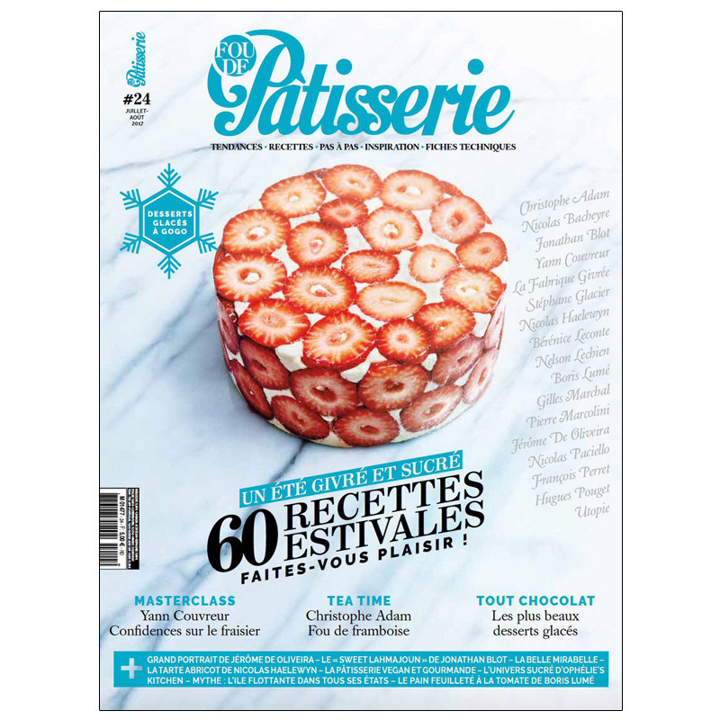 订阅 Fou de Pâtisserie 甜美糕点饮食料理杂志 法国法文原版 ：年订6期 E305