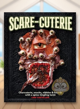 【预售】惊悚小吃盘：万圣节主题拼盘与零食创意 Scare-Cuterie 原版英文餐饮生活美食进口书籍图书外版正版