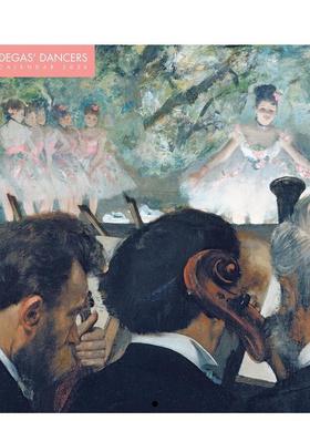 【预售】德加《舞者》 2026年挂历（艺术日历） Degas' Dancers Wall Calendar 2026 (Art Calendar)  原版日历