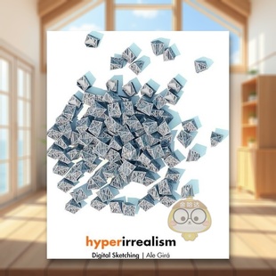 Ale GiráHyperirrealism英文建筑设计建筑风格 Oscar 现货 Ojeda Ojeda精装 超现实主义数字素描 Riera 与材料构造Oscar