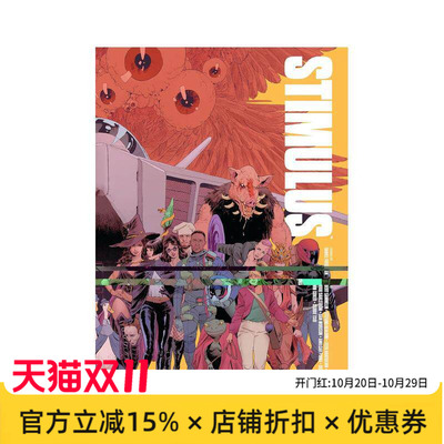 【预售】刺激 Stimulus 英文漫画进口原版图书籍外文正版 众多国际知名漫画作者共创Daniel Freedman Robert Sammelin Stefano Re