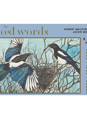 【现货】【The Lost Words】 Magpie 1000 Piece Jigsaw，消失的语言：喜鹊（1000块拼图） 英文原版