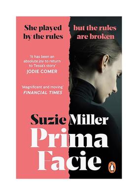 【预售】初步举证(平装) Prima Facie 苏茜·米勒 朱迪·科默Jodie Comer获奖戏剧改编 英文原版小说进口文学图书 企鹅出版