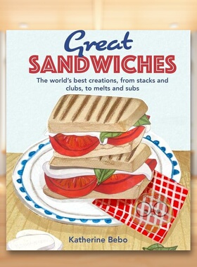 【预售】了不起的三明治英文餐饮进口原版外版书精装Great Sandwiches Graves Ryland Peters&Small书籍图书正版