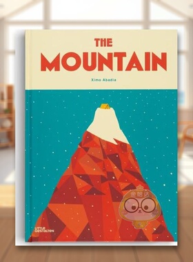 【预售】【2023博洛尼亚百部杰出图书】山峰The Mountain英文儿童绘本插画师3-6岁精装Little Gestalten  Ximo Abadía进口原版书