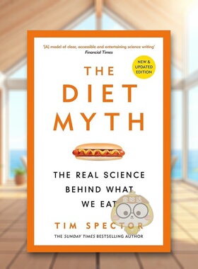【现货】饮食的迷思  关于营养健康和遗传的科学真相The Diet Myth 英文社会科学Tim Spector 平装Weidenfeld & Nicolson进口原版