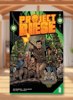 【预售】ProjectRiese寻宝计划卷1英文漫画进口原版书平装14岁以上Project Riese GN Zac Thompson Mad Cave Studios书籍图书外版
