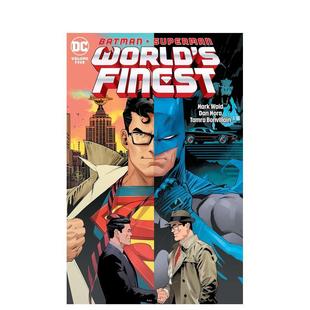 蝙蝠侠 进口图书美漫 英文漫画书原版 World 现货 DC漫画 精装 超人：世界之巅卷5：秘密起源 Vol.5 Batman Finest Superman