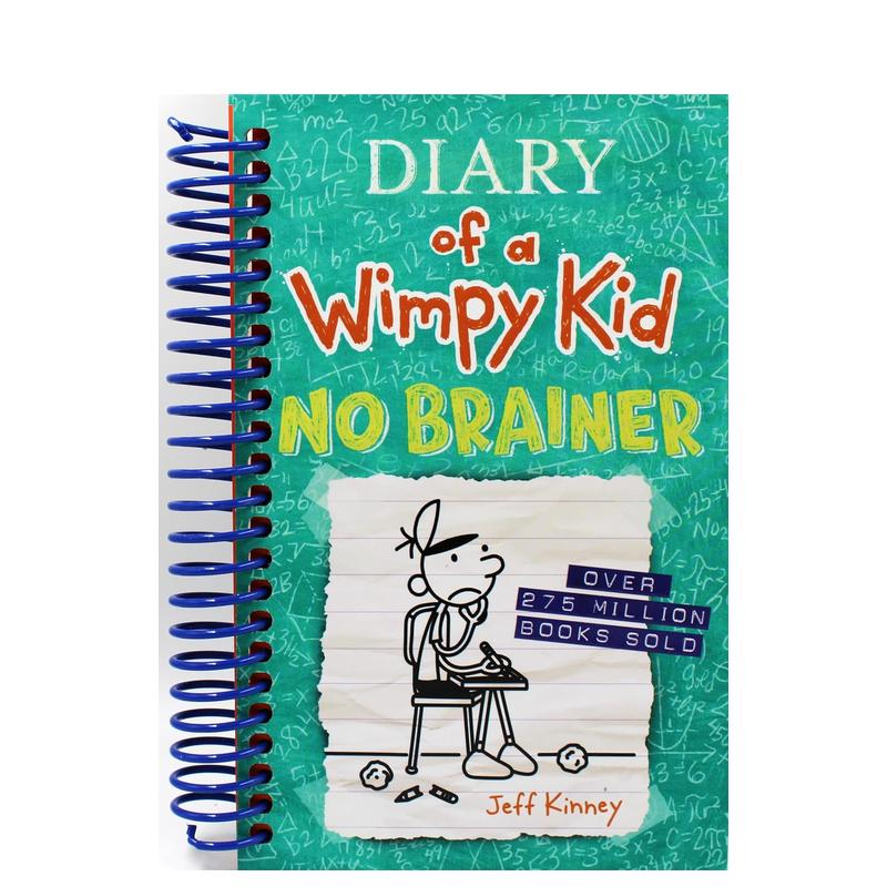 【预售】小屁孩日记：无需思考 Diary of a Wimpy Kid: No Brainer原版英文儿童故事