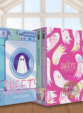 【预售】床单 漫画套装合集英文漫画图书进口原版外版书Brenna Thummler平装14岁以上The Sheets Collection Slipcase Set Oni P书