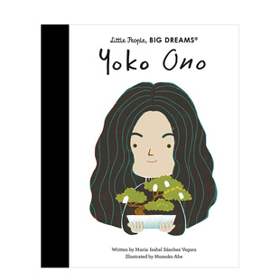 Ono 小野洋子Yoko 8岁儿童阅读名人故事趣味插画绘本 职业艺术启蒙书籍进口 英文原版 现货